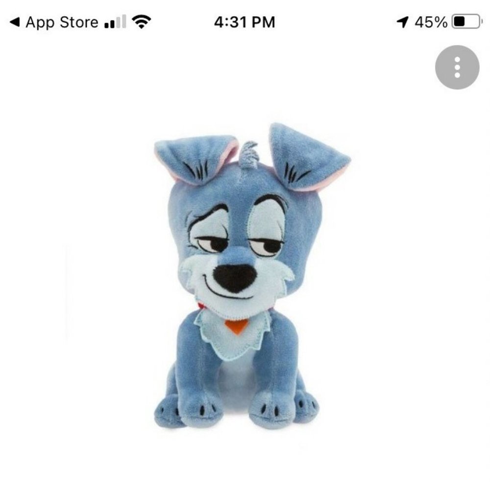 Disney Tramp lady and the tramp furrytale friends plush 9"